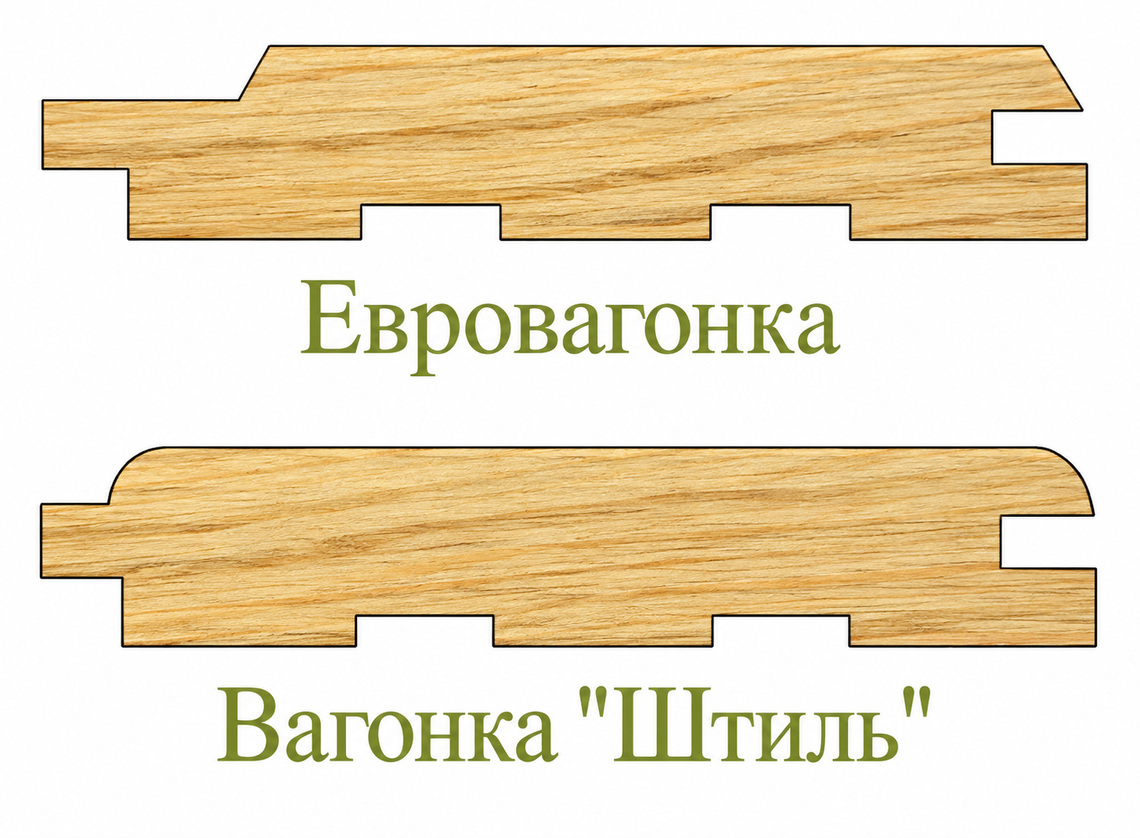 Вагонки из из лиственницы